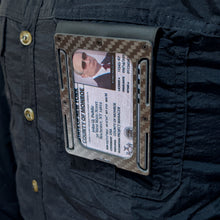Load image into Gallery viewer, Carbon Fiber Police Badge Holder
